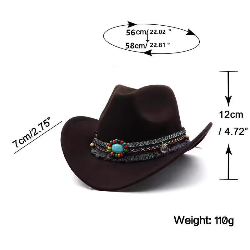 Tibetan cowboy hat