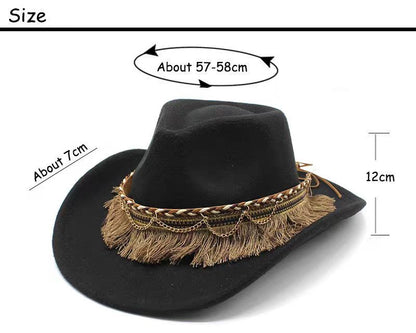 Tibetan cowboy hat