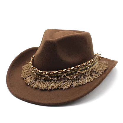 Tibetan cowboy hat