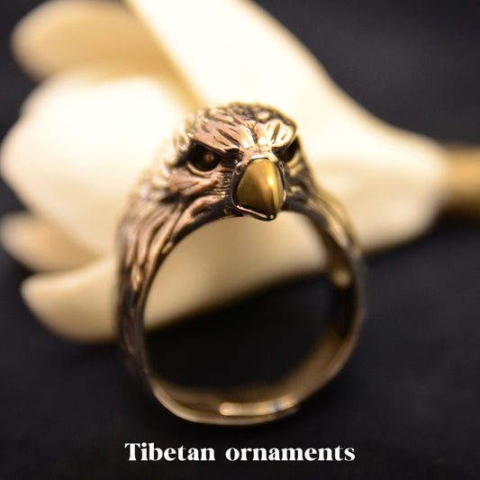 Silver-Plated Eagle Ring