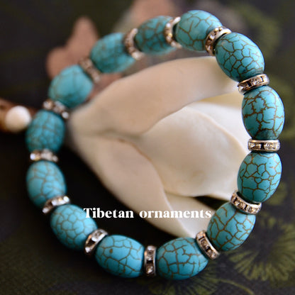 Tibetan ethnic style turquoise jewelry