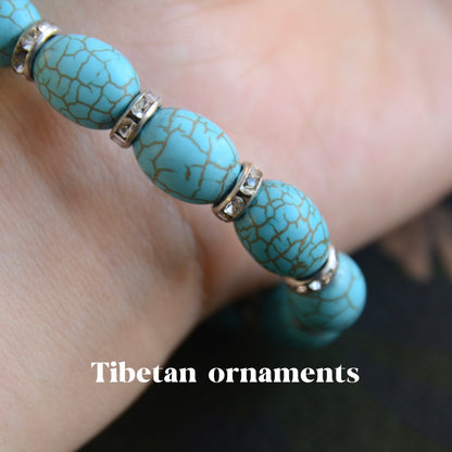 Tibetan ethnic style turquoise jewelry