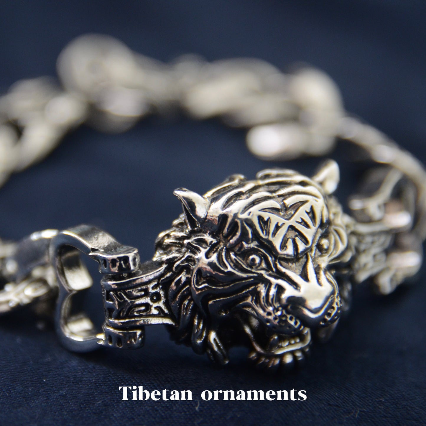 Tiger Head Bracelet