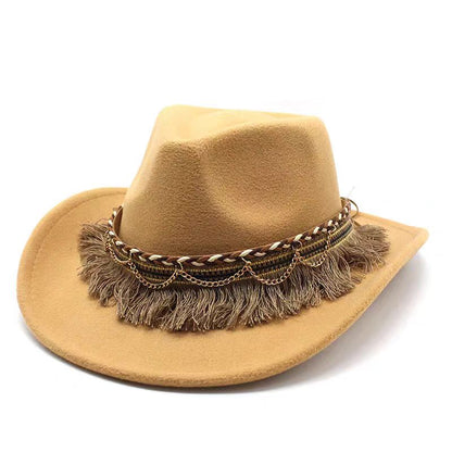 Tibetan cowboy hat