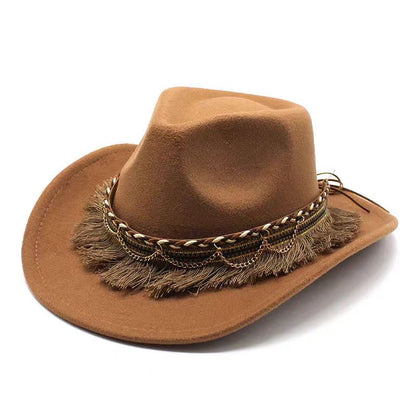 Tibetan cowboy hat