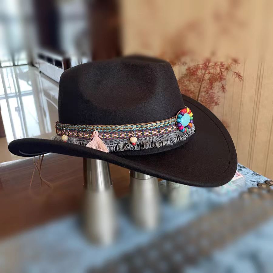 Tibetan cowboy hat