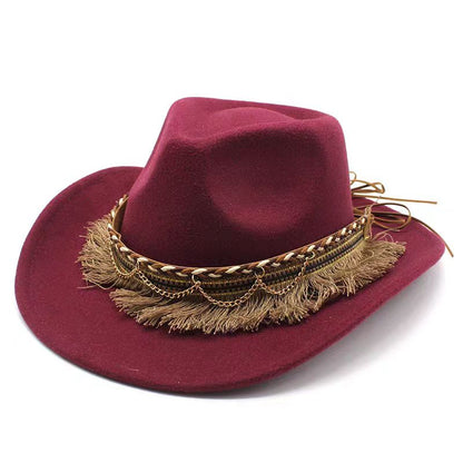 Tibetan cowboy hat