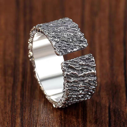 Tibetan ethnic style Sterling Silver doomsday ring