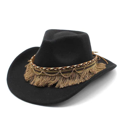 Tibetan cowboy hat