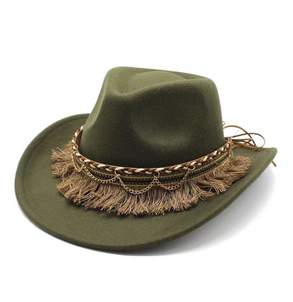 Tibetan cowboy hat