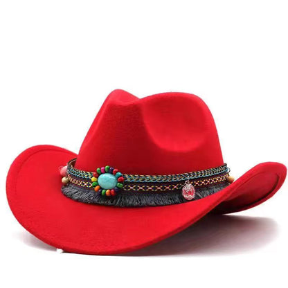 Tibetan cowboy hat