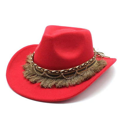 Tibetan cowboy hat